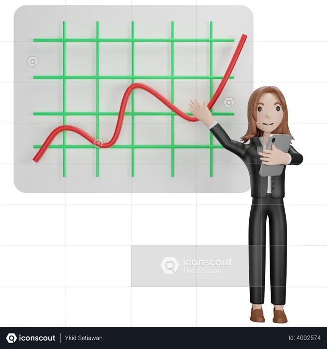 Business Analysis Data  3D Illustration