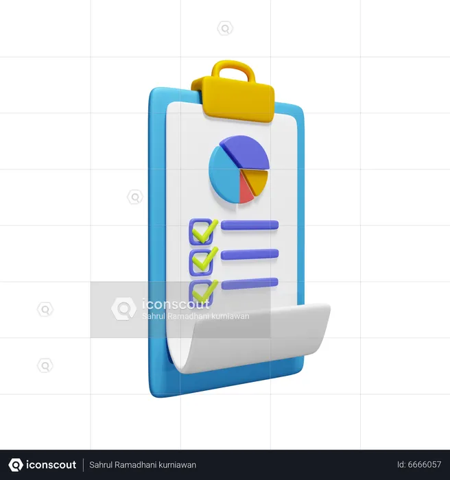 Business Analysis Report  3D Icon
