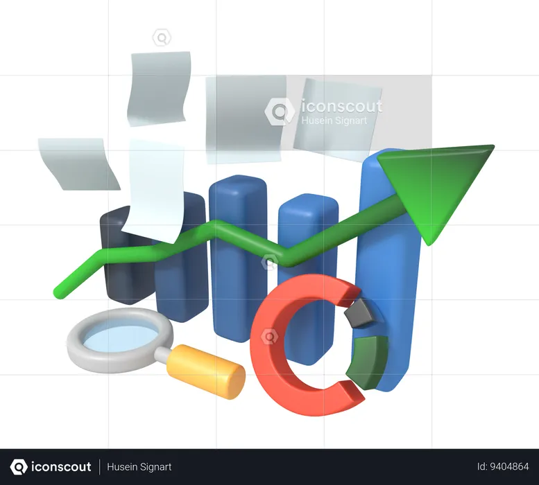 Business analytics  3D Icon