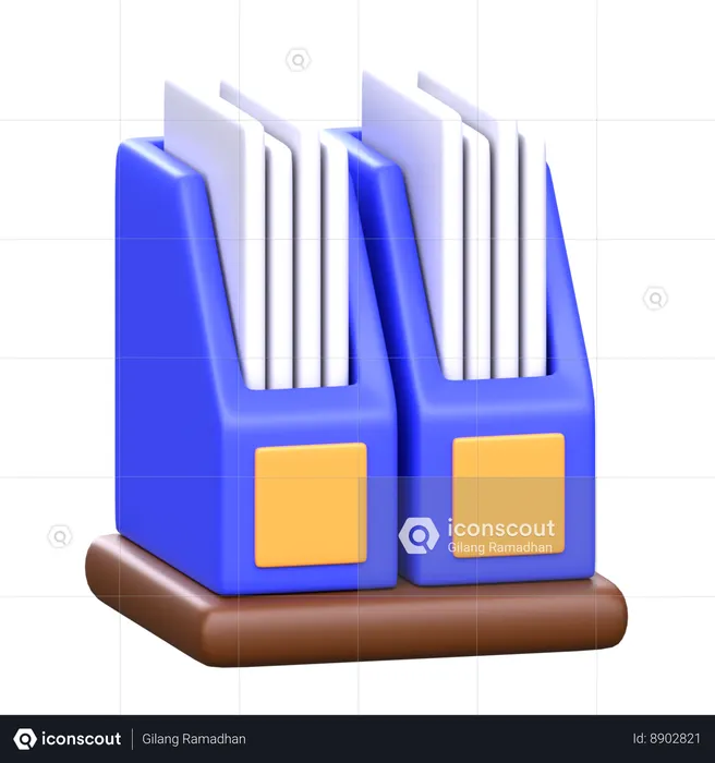 Business Binder  3D Icon