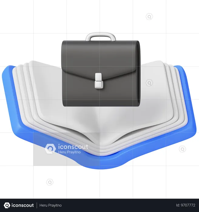 Business Book  3D Icon