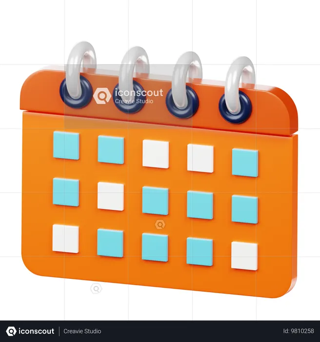 Business Calendar  3D Icon