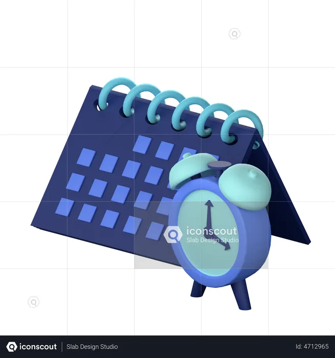 Business Calendar  3D Illustration