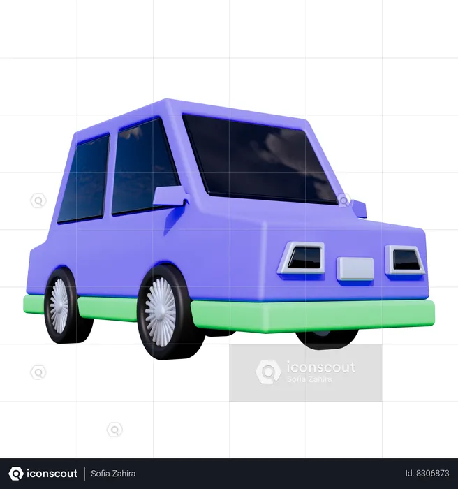 Business Car  3D Icon