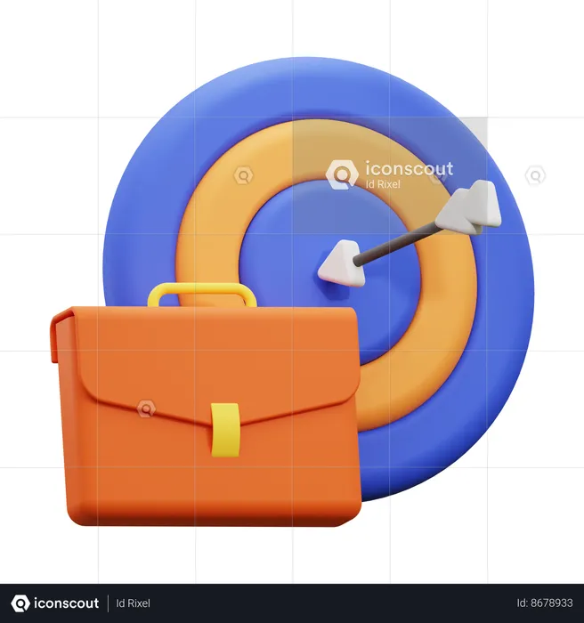Business career  3D Icon