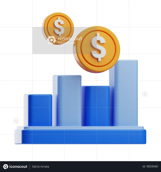 Business Chart  3D Icon