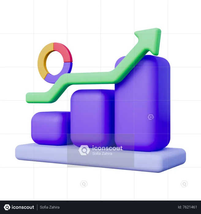 Business Chart  3D Icon