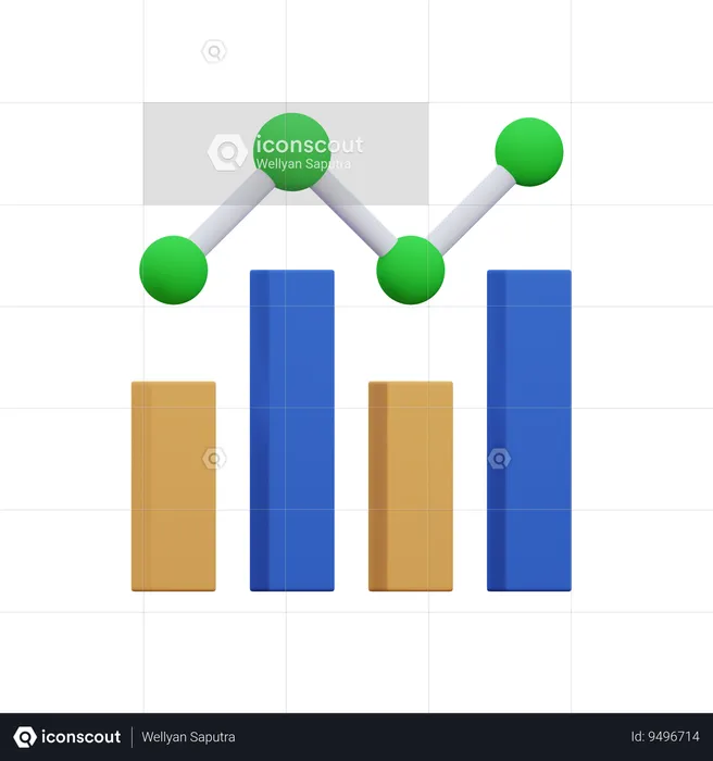 Business Chart  3D Icon