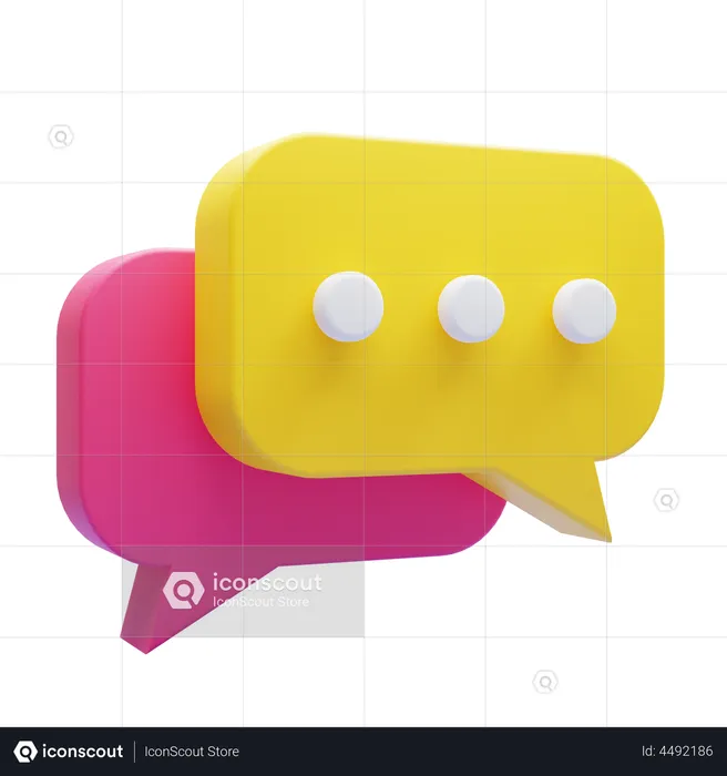 Business Chat  3D Icon