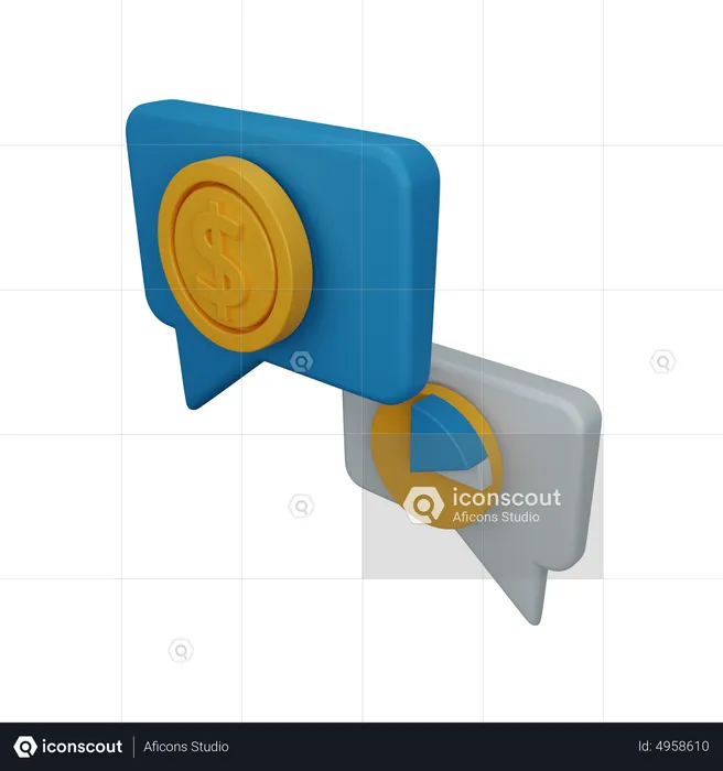 Business chat  3D Icon
