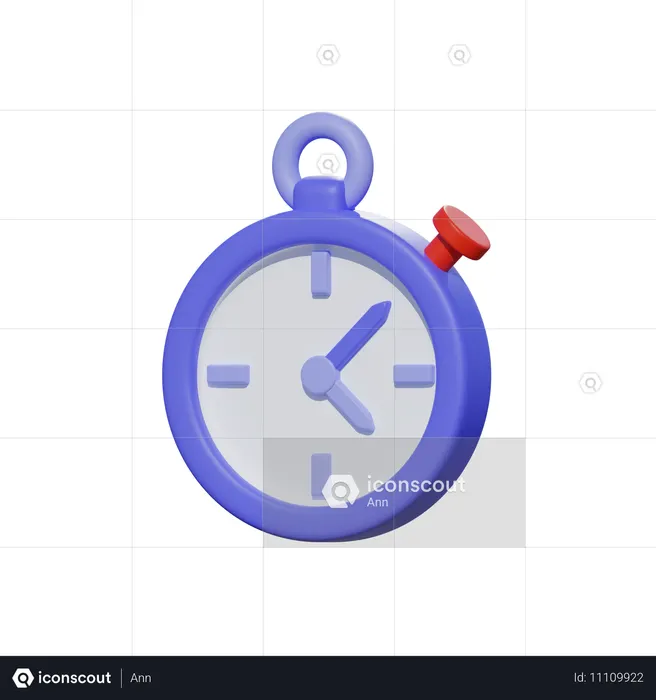 Business clock  3D Icon