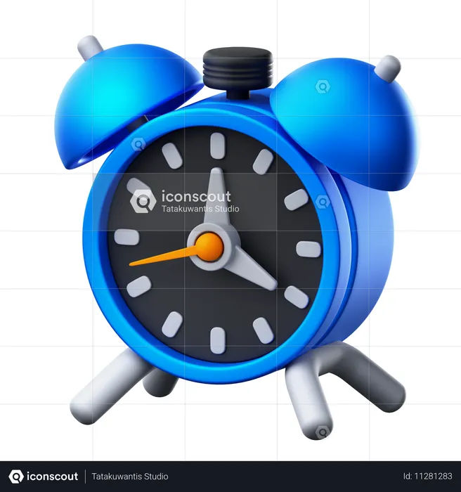 Business Clock  3D Icon