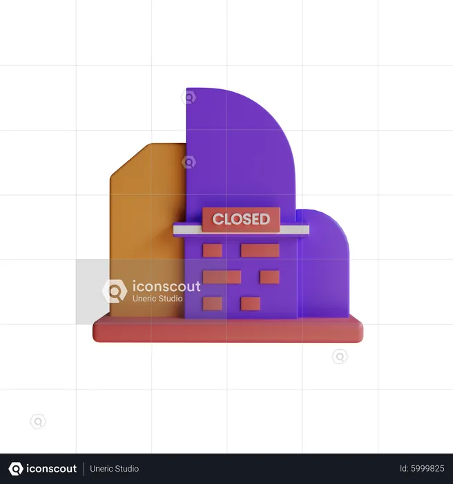 Business Closed  3D Icon