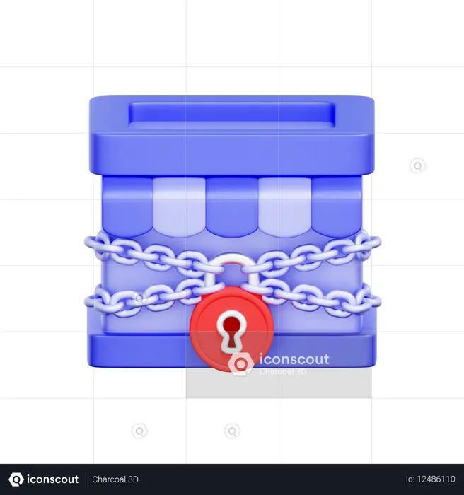 Business Closure  3D Icon