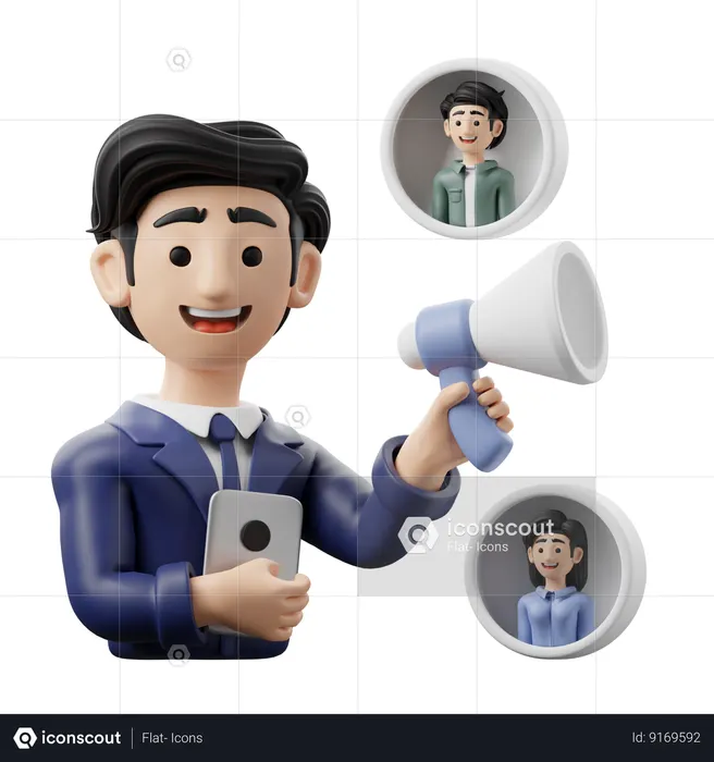 Business Coordination  3D Icon