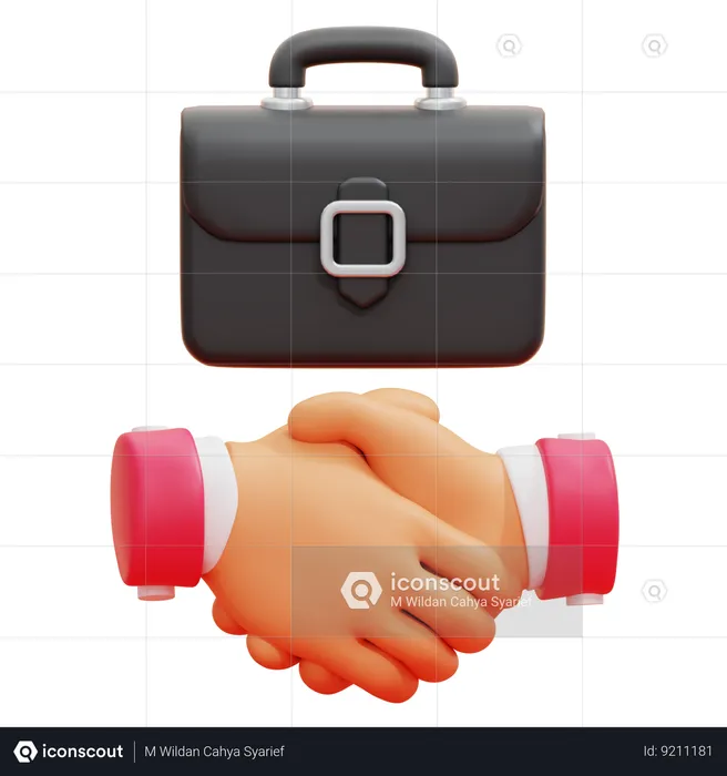 BUSINESS DEAL  3D Icon