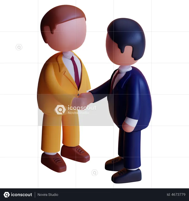Business deal  3D Icon