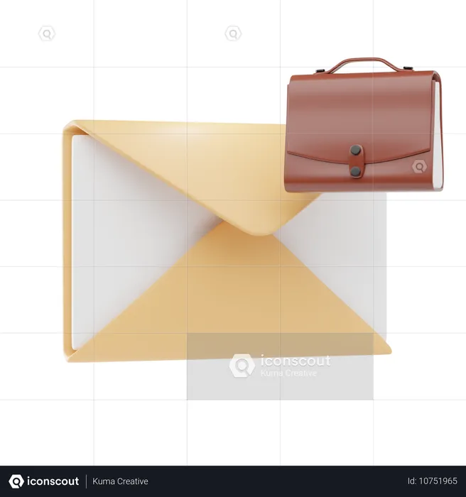 Business Email  3D Icon