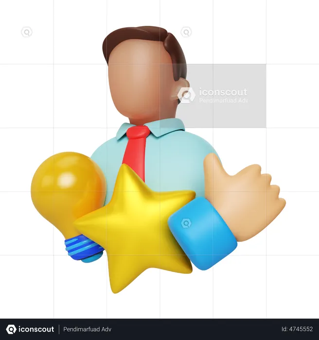 Business Expert  3D Icon