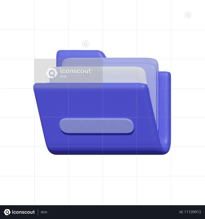 Business folder  3D Icon