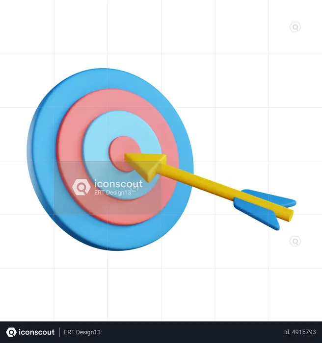 Business Goal  3D Icon