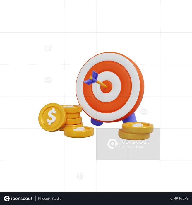 Business Goal  3D Icon