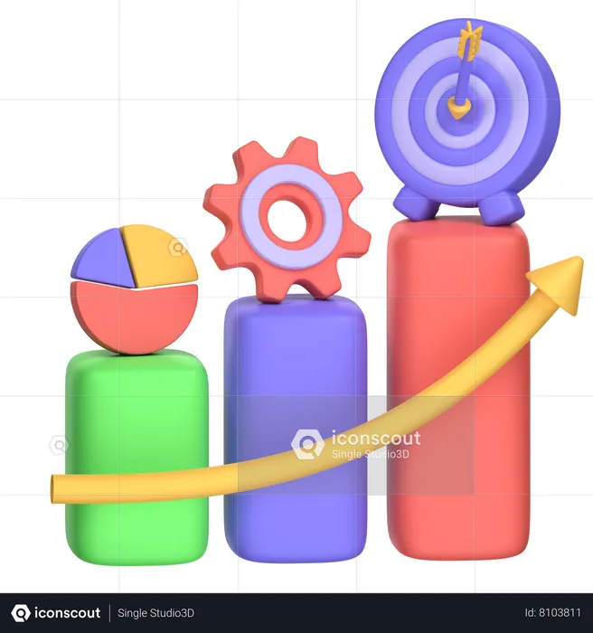 Business Goal  3D Icon