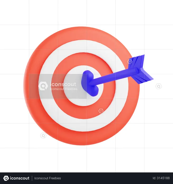 Business goal  3D Icon