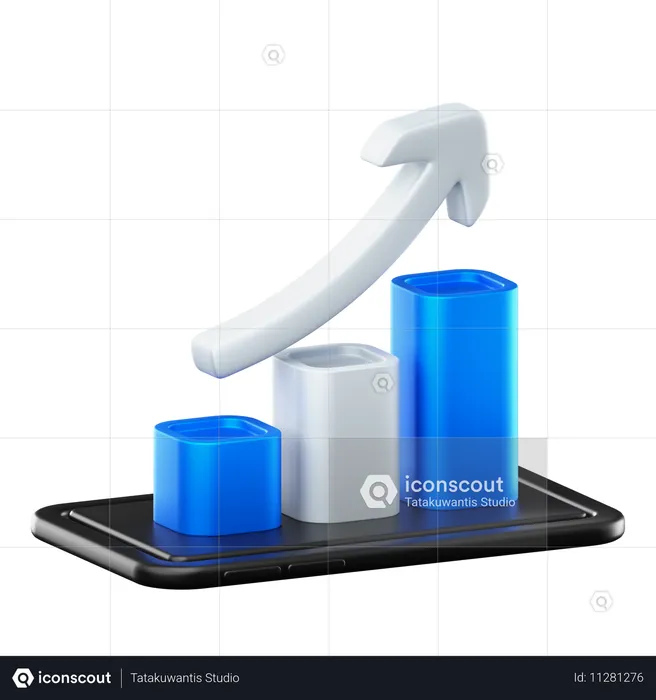 Business Growth  3D Icon