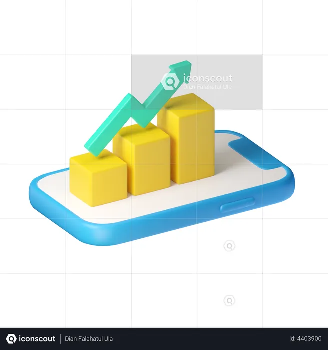 Business Growth  3D Illustration