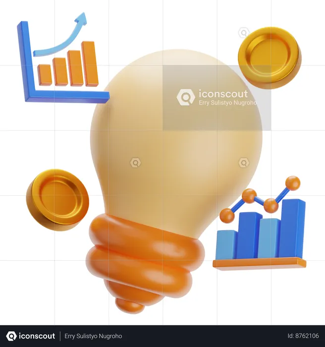 Business Idea  3D Icon