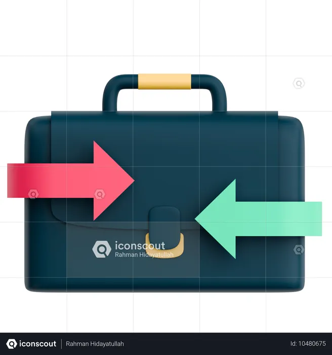 Business Job Change  3D Icon