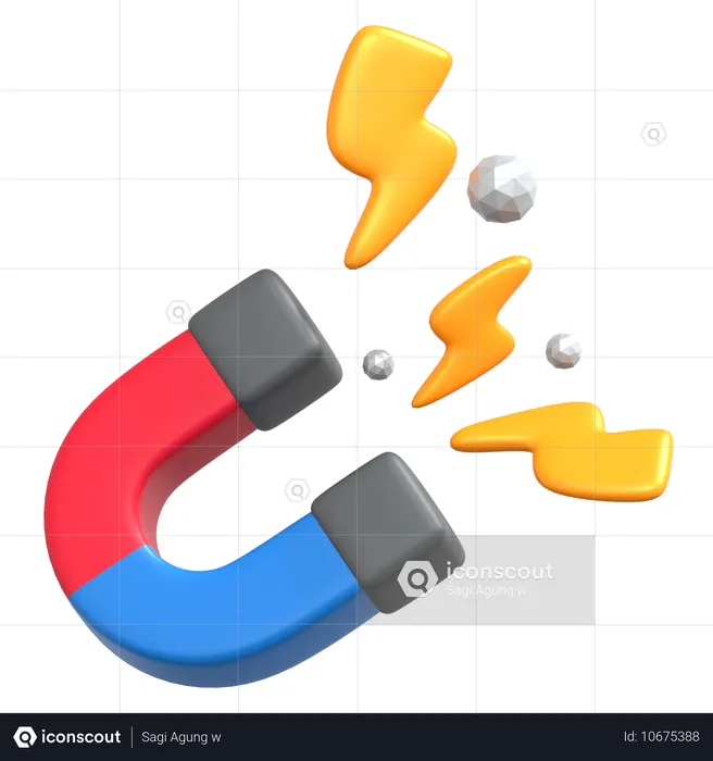 Business Magnet  3D Icon