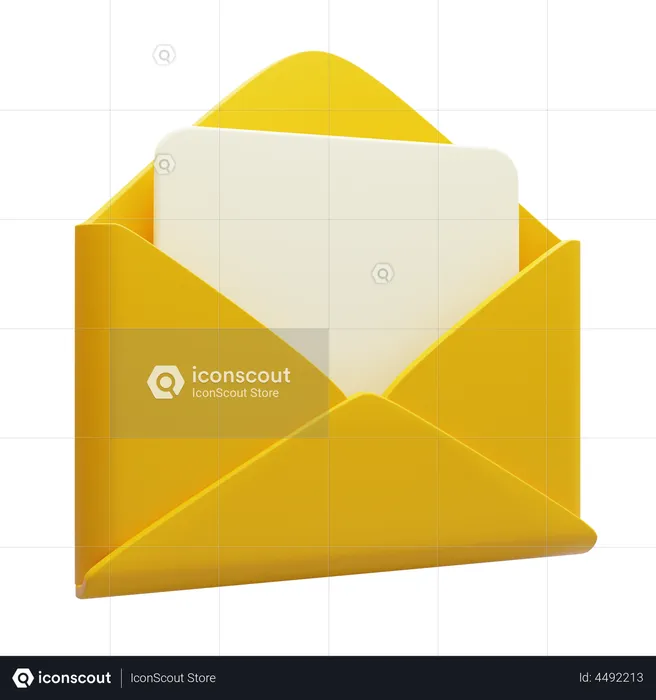 Business Mail  3D Icon