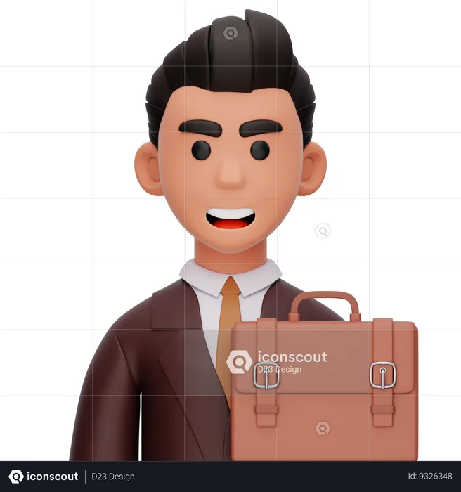 Business Man  3D Icon
