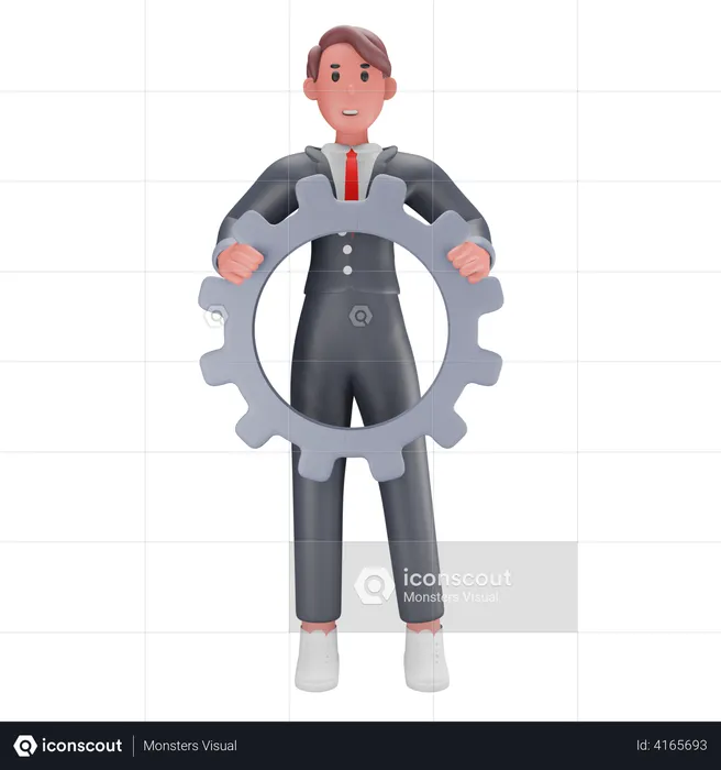 Business management  3D Illustration