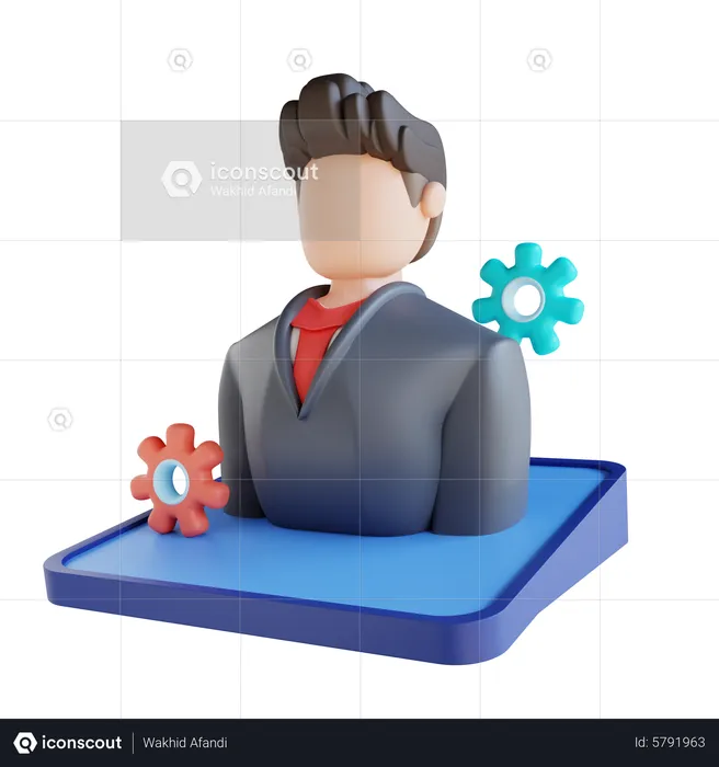 Business Manager  3D Icon