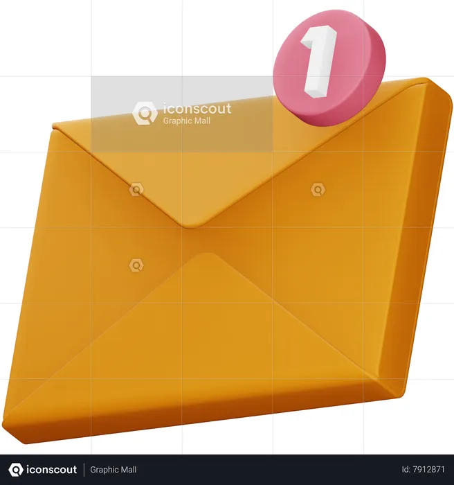 Business Message  3D Icon