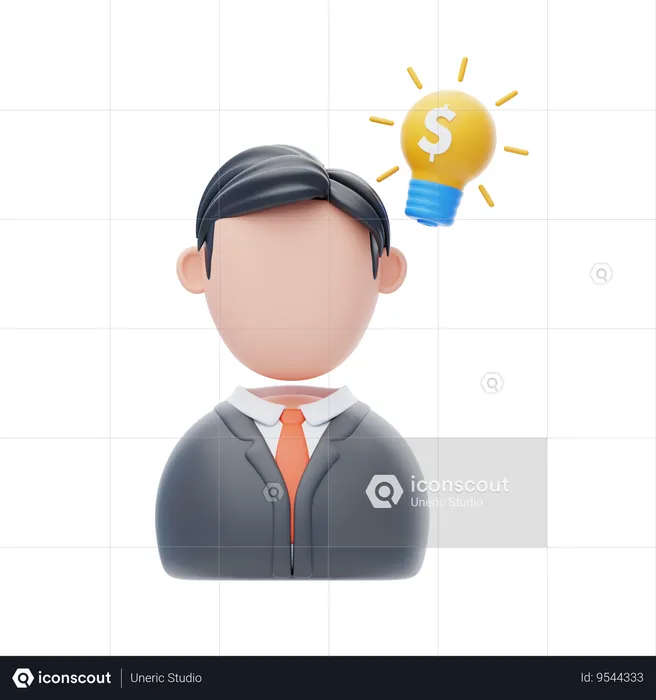 Business Minded  3D Icon