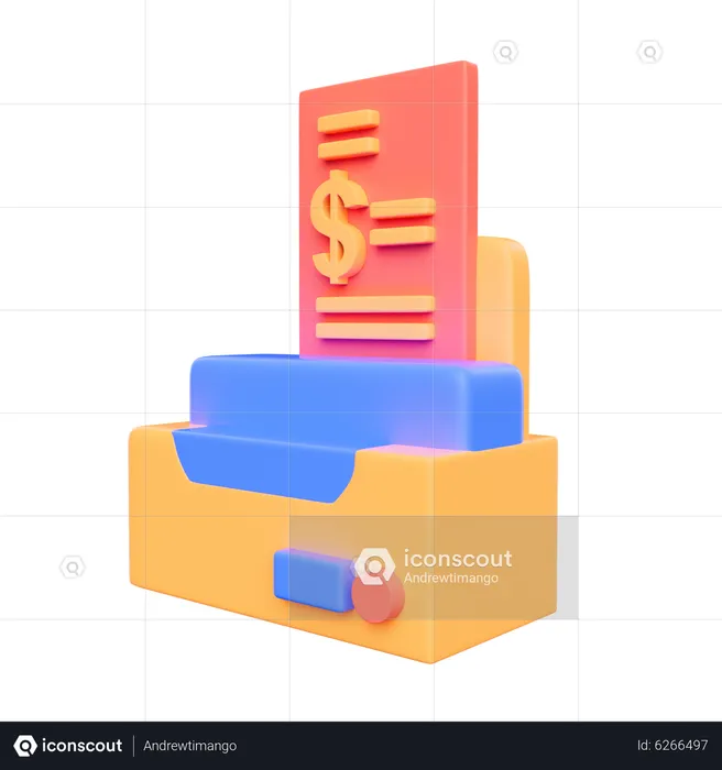 Business Payroll  3D Icon