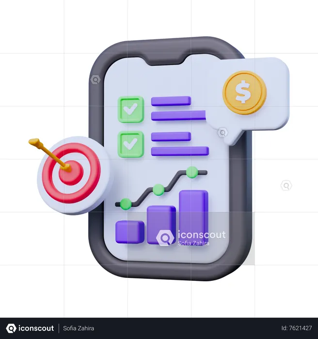 Business Planning  3D Icon