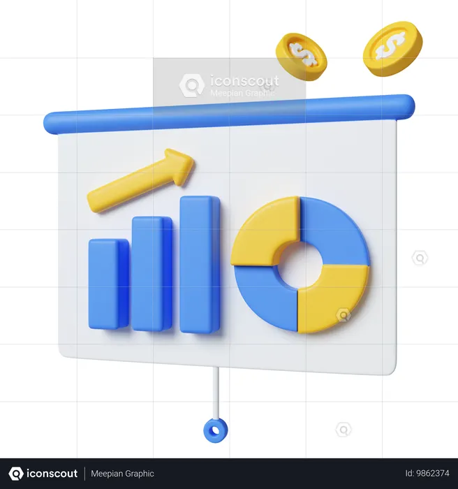 Geschäfts Präsentation  3D Icon