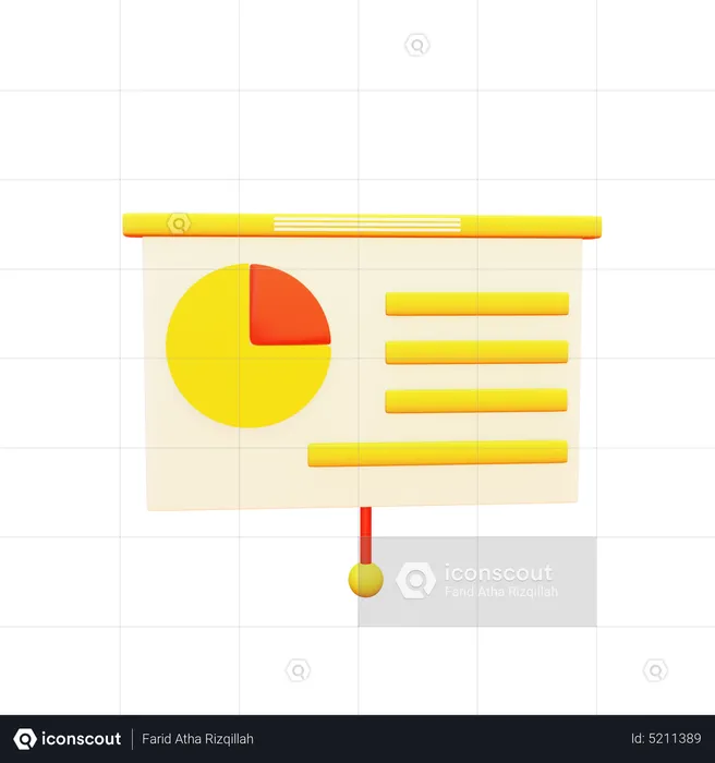 Geschäfts Präsentation  3D Icon