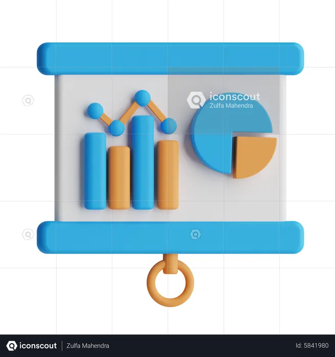 Geschäfts Präsentation  3D Icon