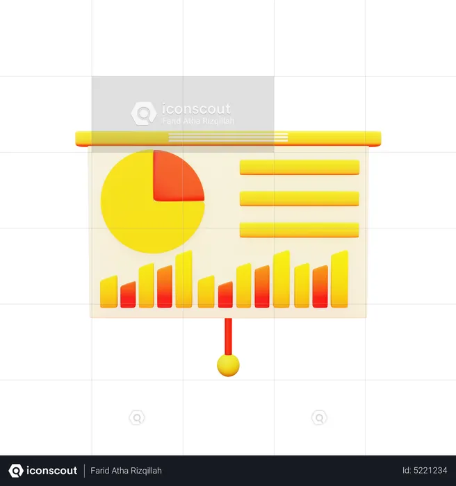 Business Presentation  3D Icon