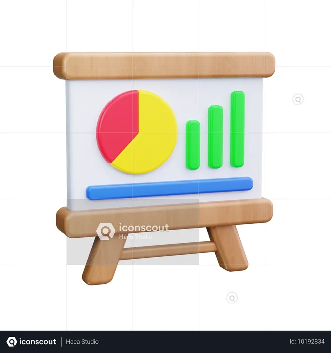 Business Presentation  3D Icon