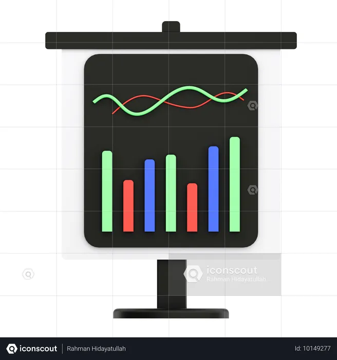 Business Presentation  3D Icon