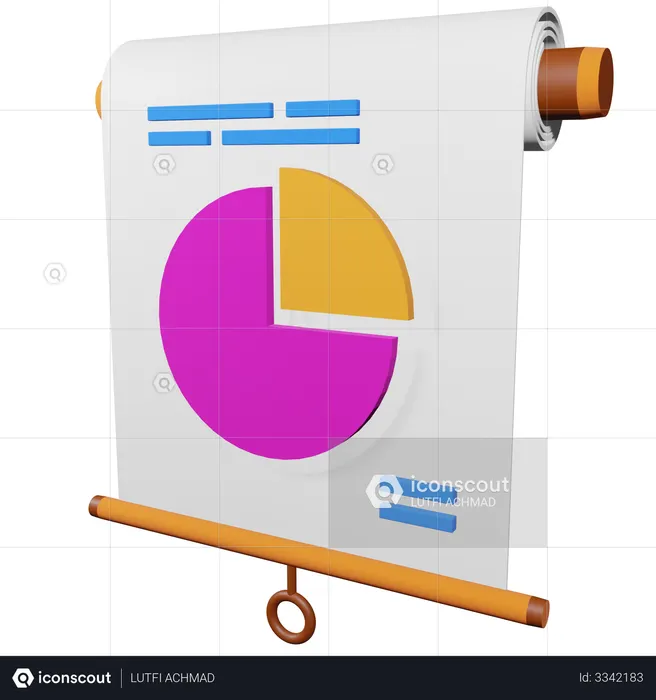 Business Presentation  3D Illustration