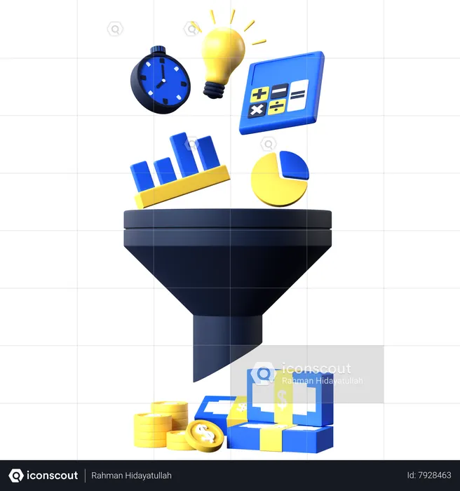 Business Process  3D Icon