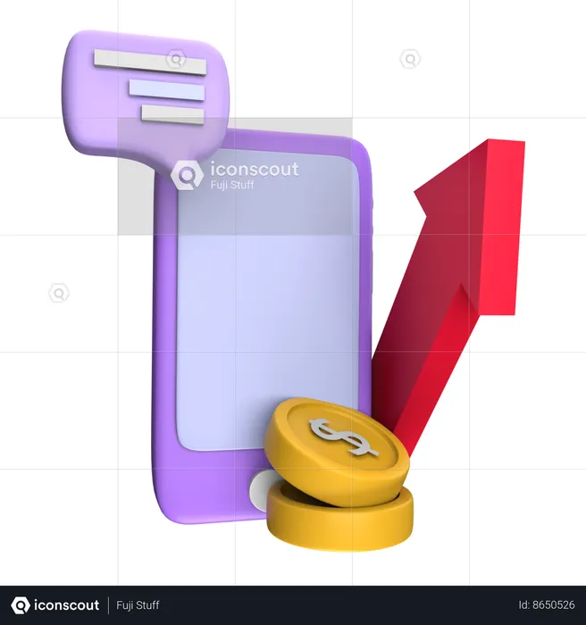 Business Profit  3D Icon